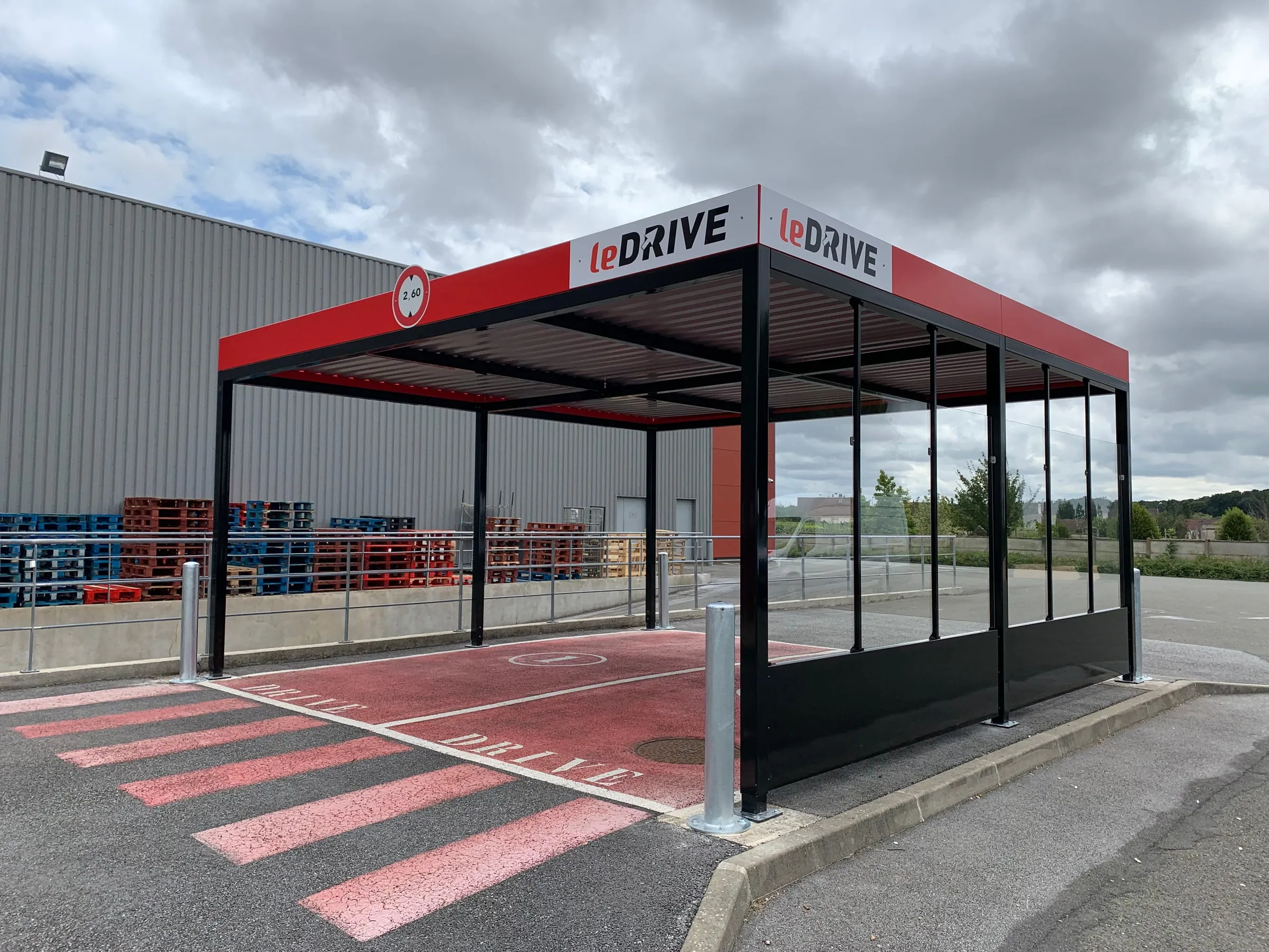 Abri couvert de passage