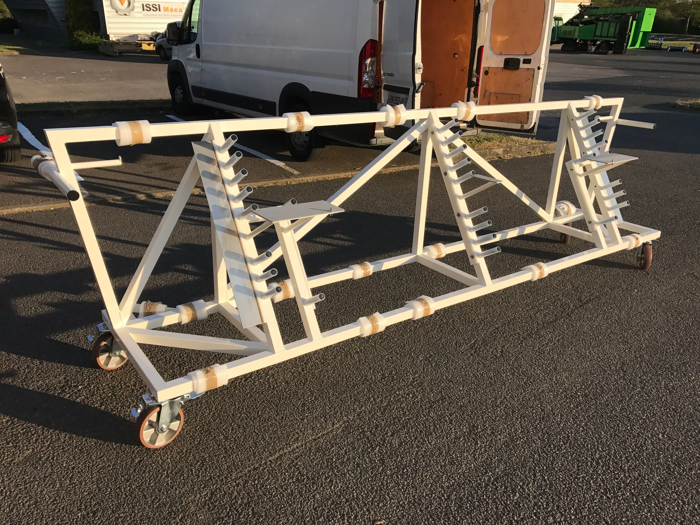 Châssis mobile métallique