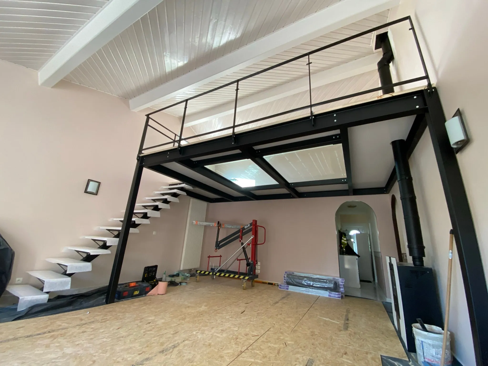Escalier de mezzanine